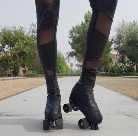 Blackout Camouflage Roller Skate Boot Covers/Huggies