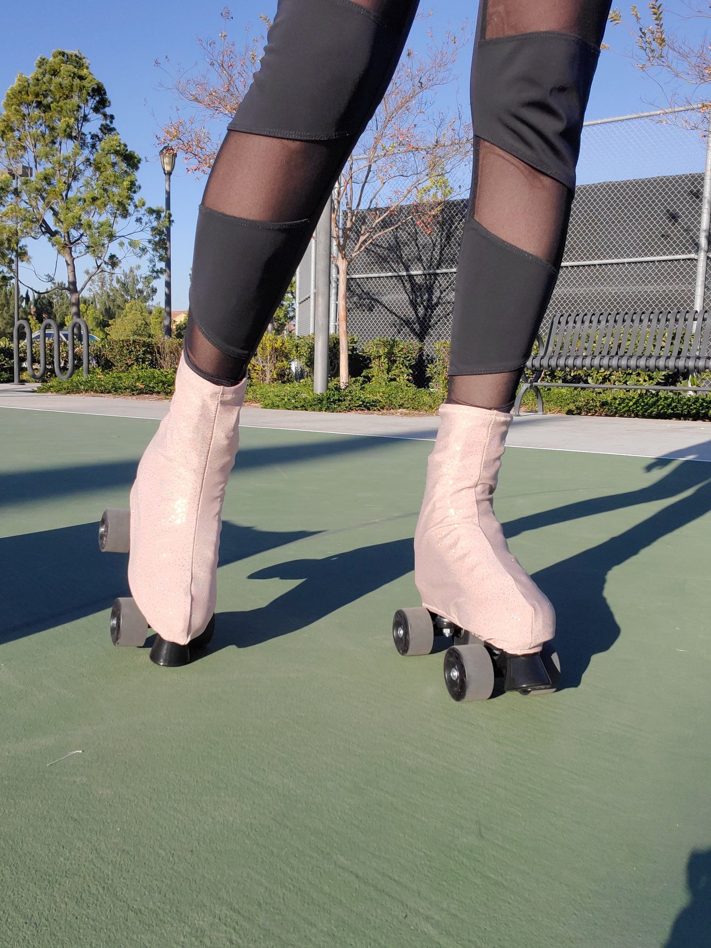 Fetti-Fetti Nude Roller Skate Boot Covers/Huggies