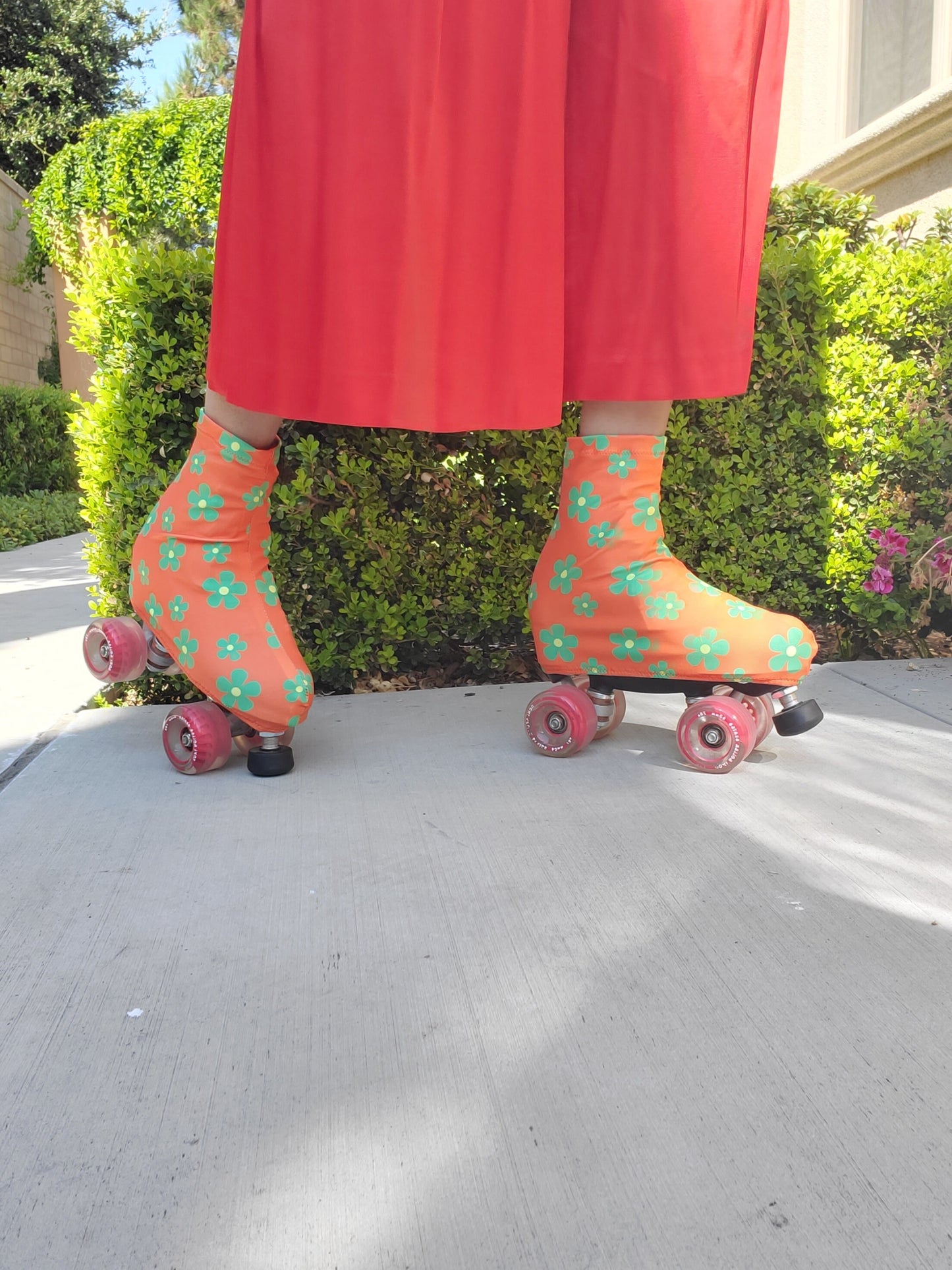 Flowerzz Roller Skate Boot Covers/Huggies