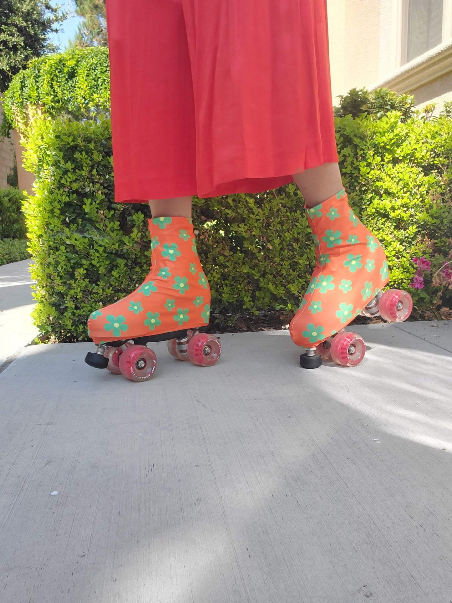Flowerzz Roller Skate Boot Covers/Huggies