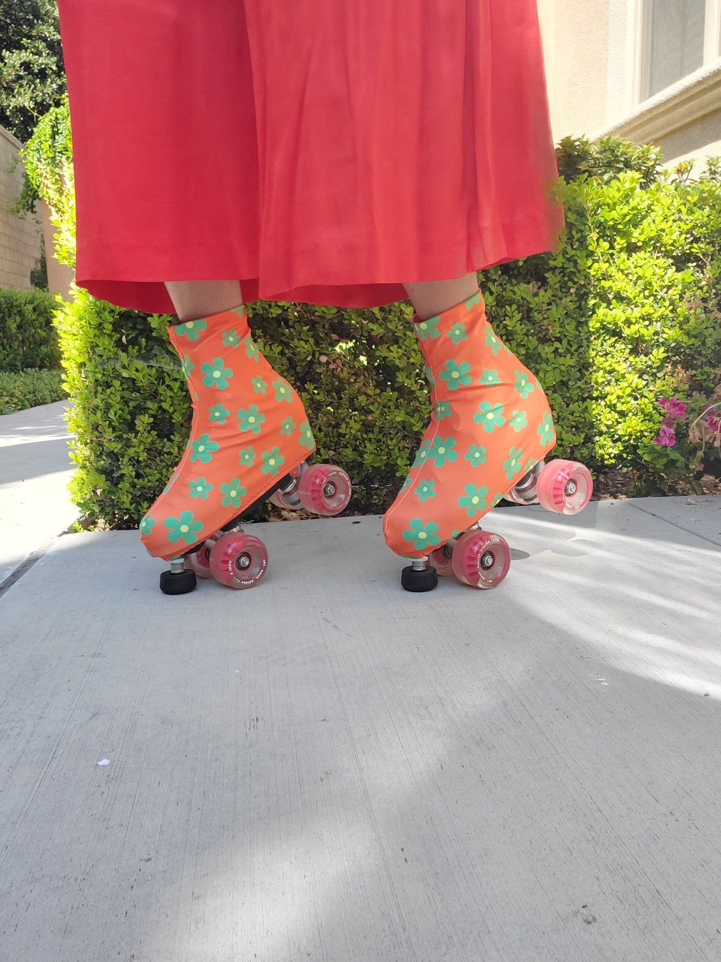 Flowerzz Roller Skate Boot Covers/Huggies