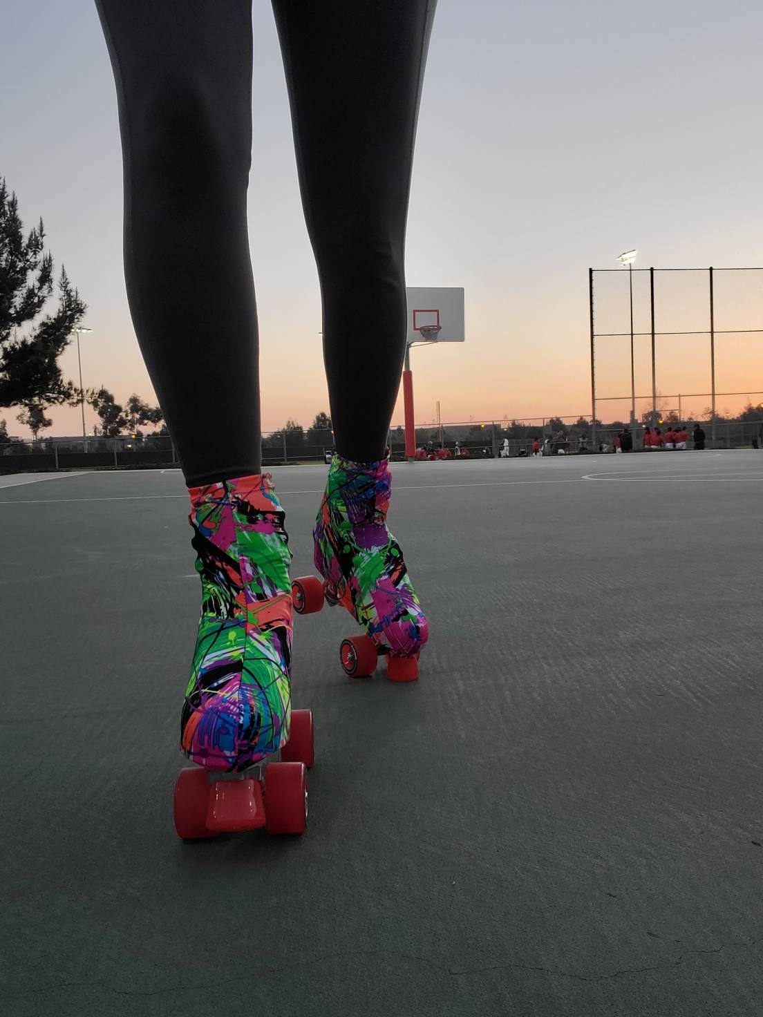 Paint Bomb Roller Skate Boot Covers/Huggies