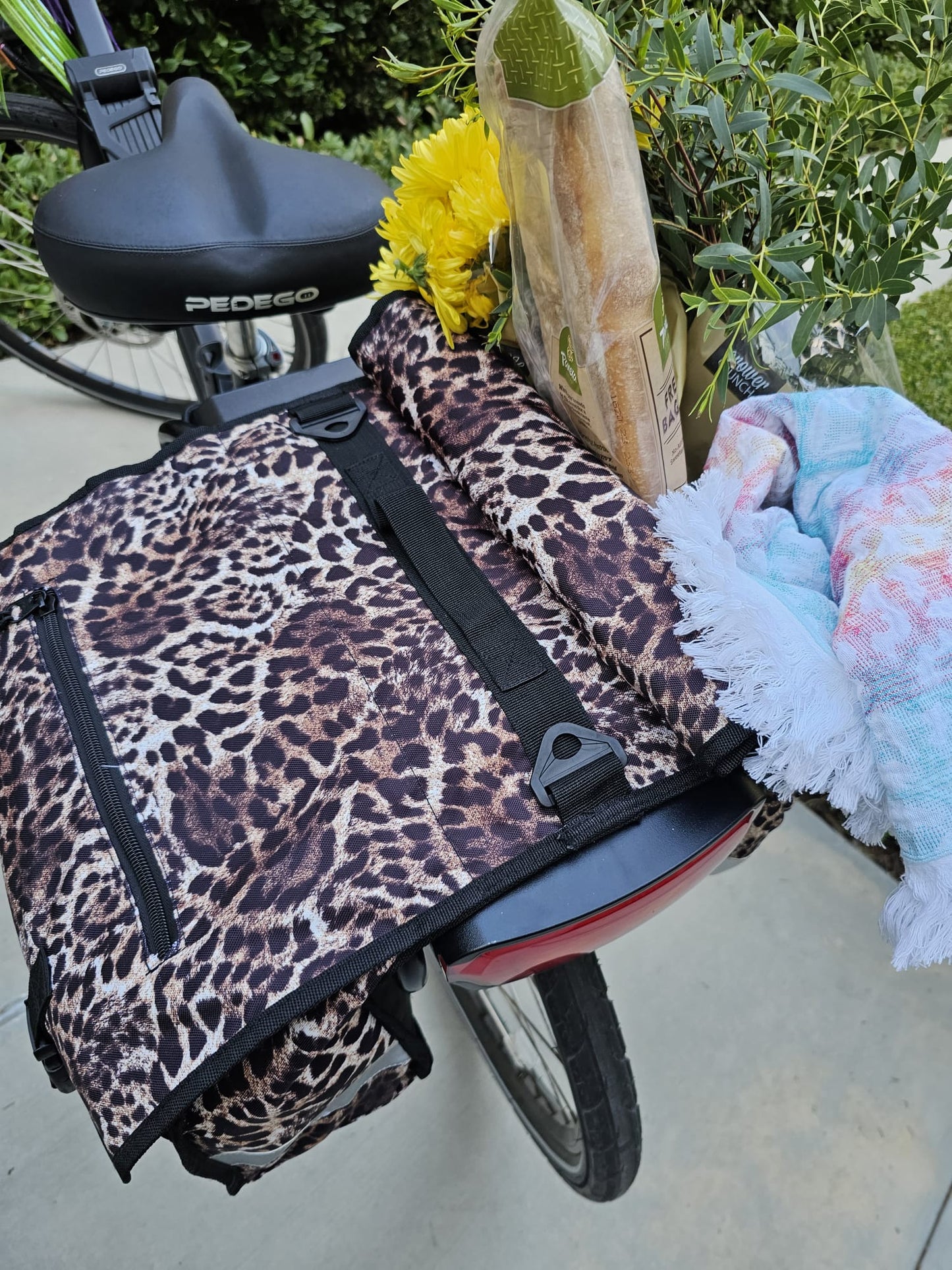 Icon Convertible Bike Bag - Leopard