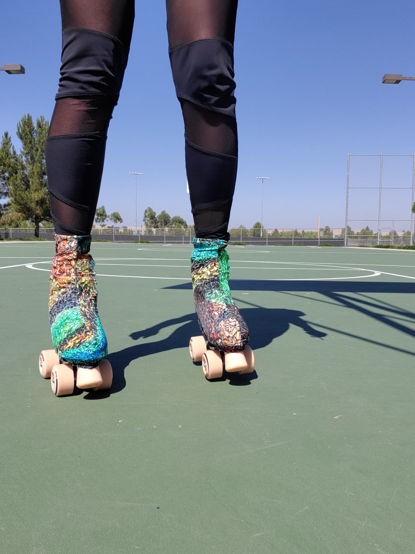 Mosaic Roller Skate Boot Covers/Huggies