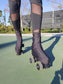 Noir Leopard Roller Skate Boot Covers/Huggies